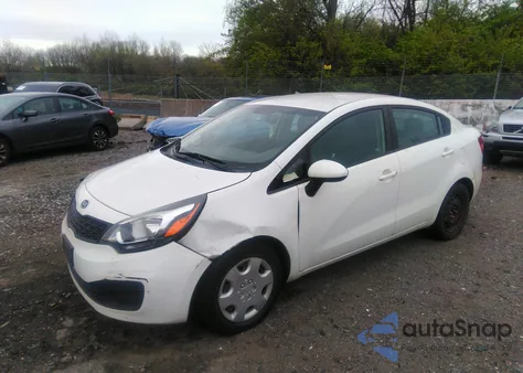 2013 Kia Rio Lx z USA, uszkodzony, nr VIN KNADM4A36D6124456